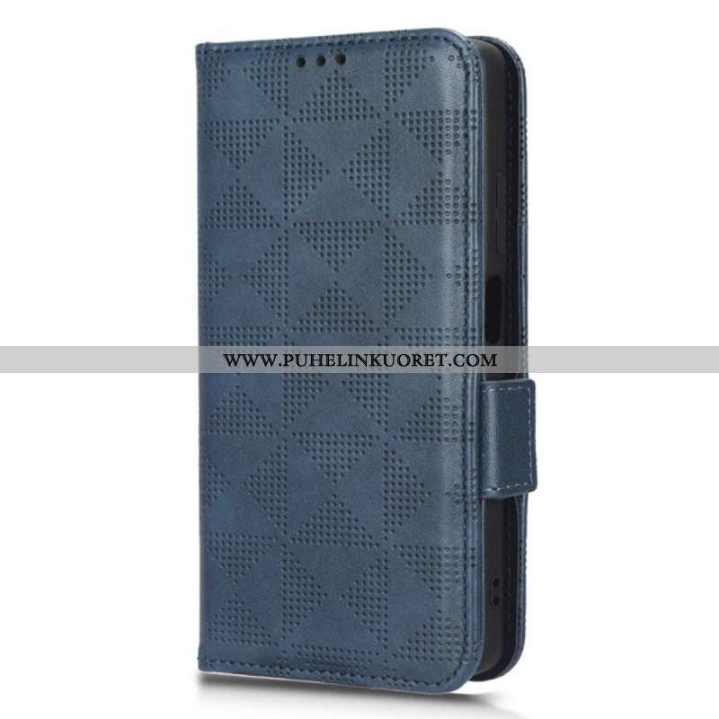 Flip Case Xiaomi Redmi Note 12 Pro Plus Kolmiot Kaulanauhalla