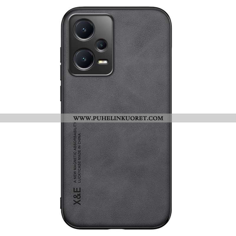 Kuori Xiaomi Redmi Note 12 Pro Plus X&e Leather Effect -nahka