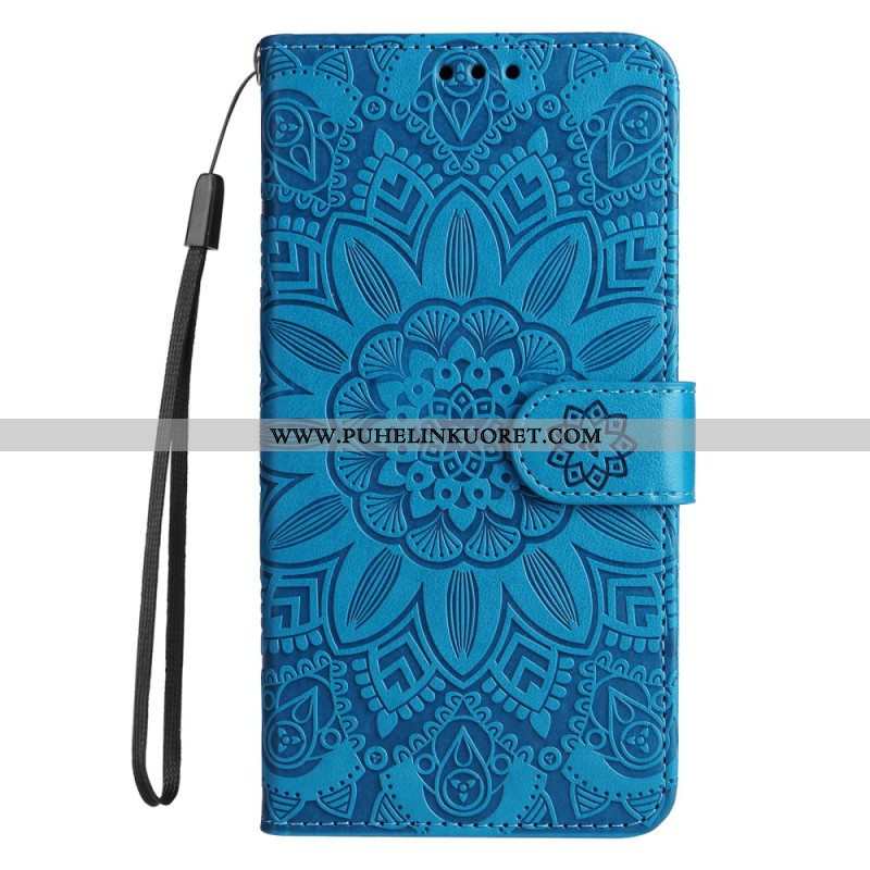 Kotelot Xiaomi Redmi Note 12 Pro Plus Suojaketju Kuori Mandala-koriste Hihnalla