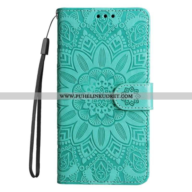 Kotelot Xiaomi Redmi Note 12 Pro Plus Suojaketju Kuori Mandala-koriste Hihnalla