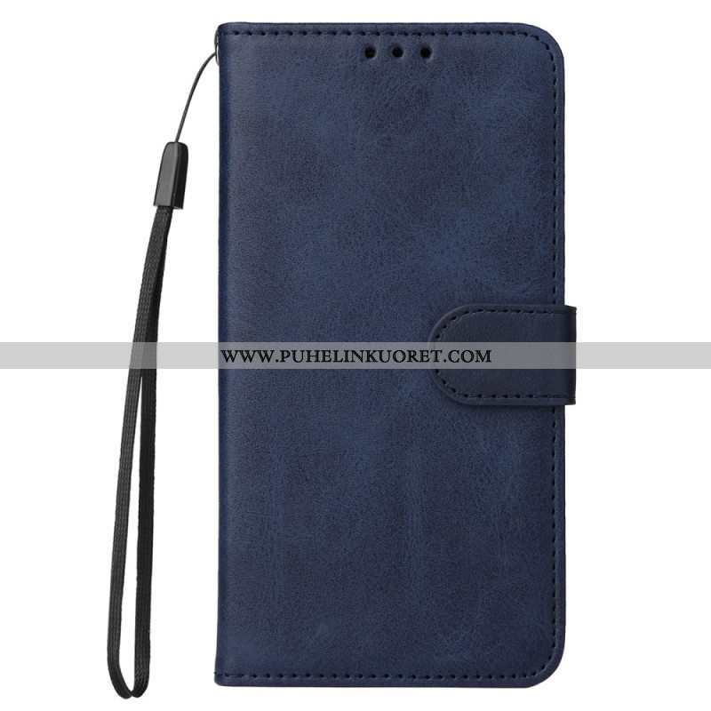 Flip Case Xiaomi Redmi Note 12 Pro Plus Suojaketju Kuori Tavallinen Hihnalla