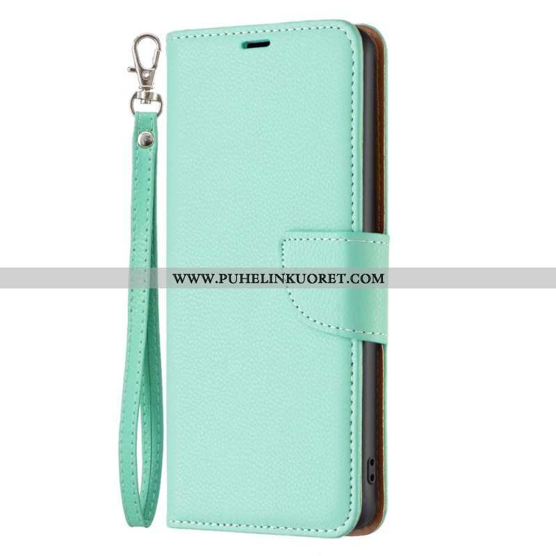 Flip Case Xiaomi Redmi Note 12 Pro Suojaketju Kuori Vino Hihnalukko