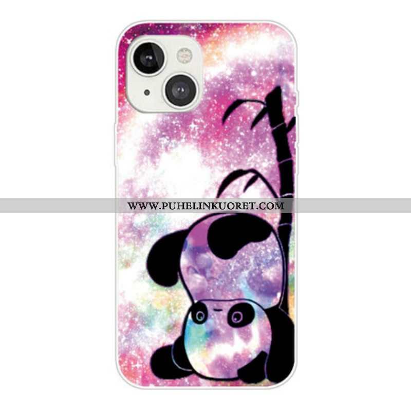 Kuori iPhone 13 Mini Panda Ja Bambu