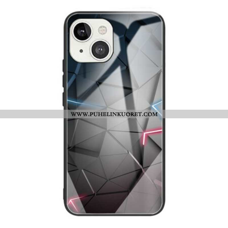 Case iPhone 13 Mini Karkaistu Lasi Geometria