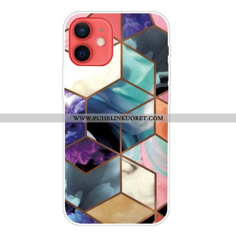 Kuori iPhone 13 Mini Decline Geometric Marble