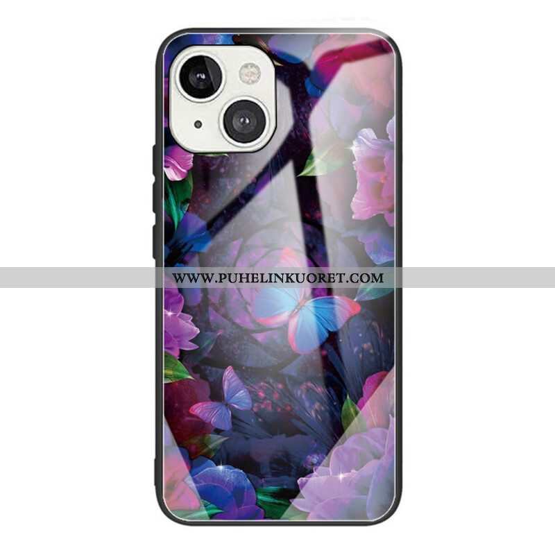 Case iPhone 13 Mini Butterflies Variation Karkaistu Lasi