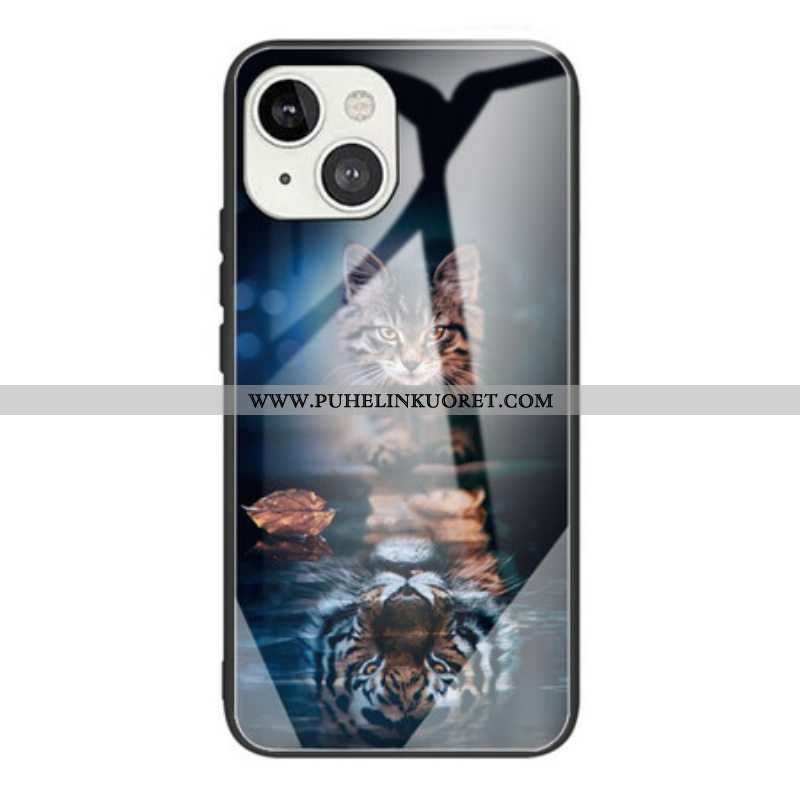 Kuori iPhone 13 Mini My Tiger Tempered Glass