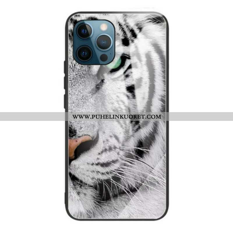 Kuori iPhone 13 Pro Max Tiger Karkaistu Lasi