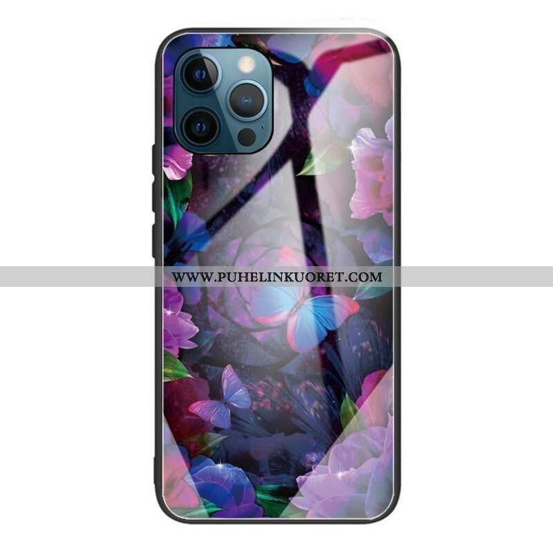 Kuori iPhone 13 Pro Max Butterflies Variation Karkaistu Lasi