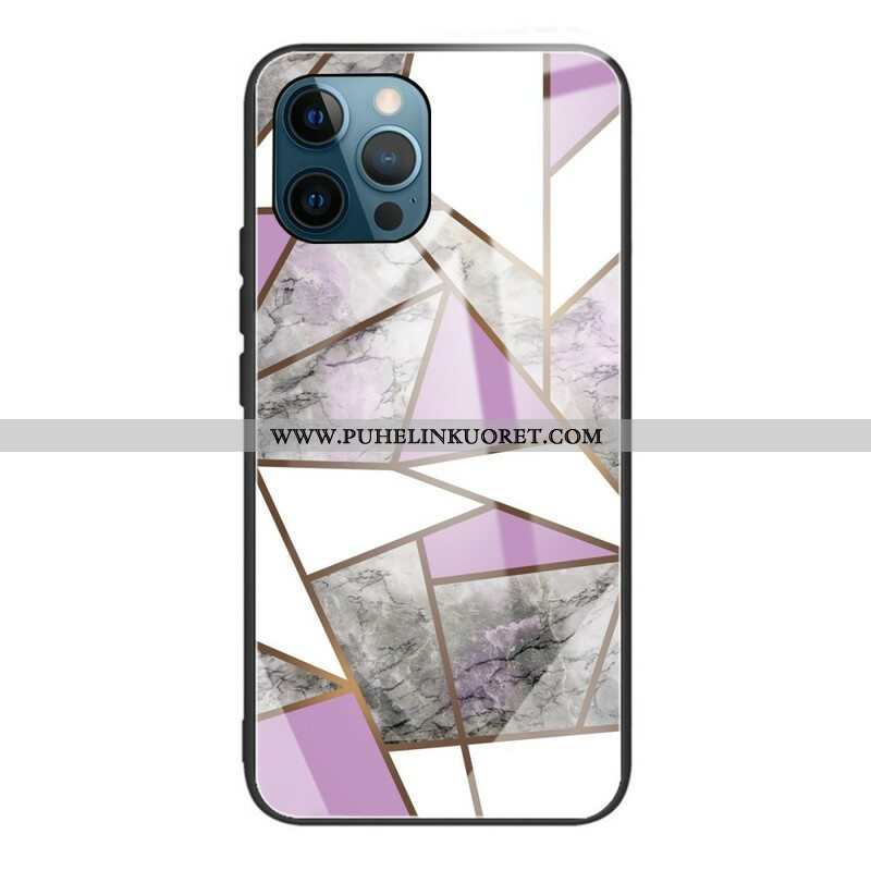 Case iPhone 13 Pro Geometria Marmori Karkaistu Lasi