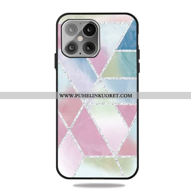 Kuori iPhone 13 Pro Glitter Marble