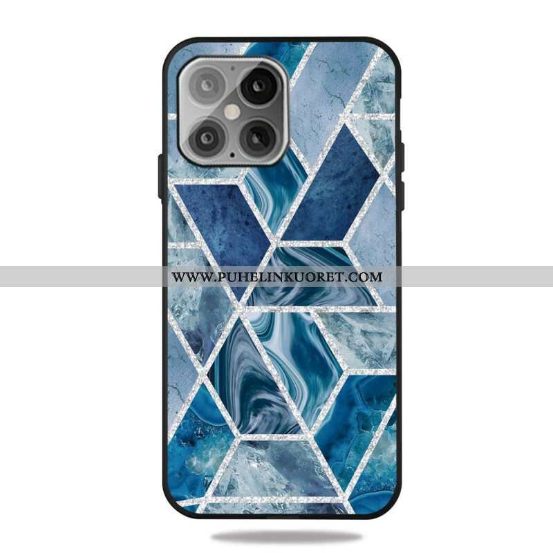 Kuori iPhone 13 Pro Glitter Marble