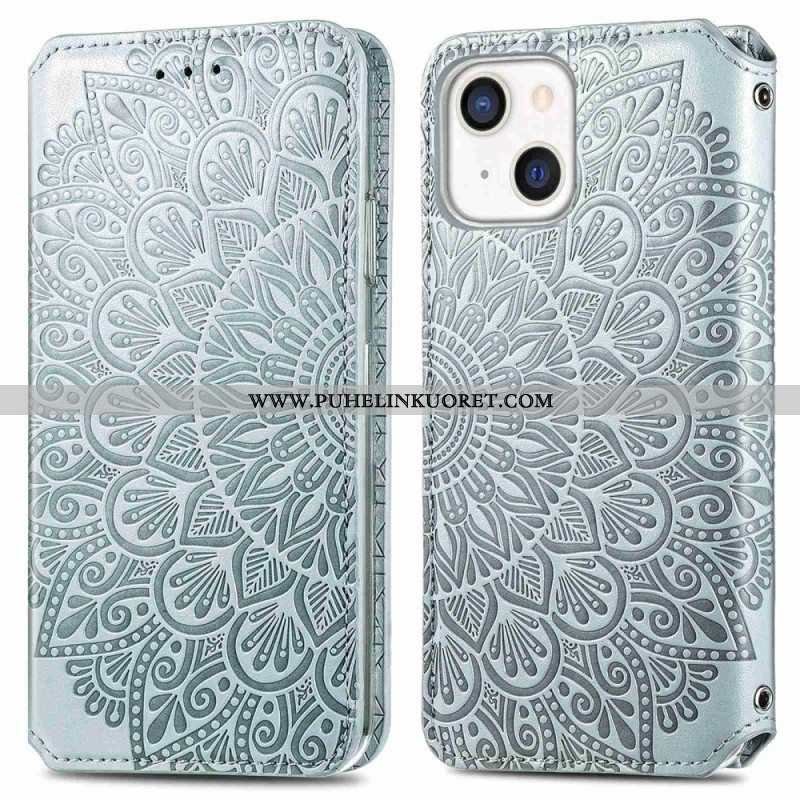 Puhelinkuoret iPhone 14 Plus Kotelot Flip Mandala