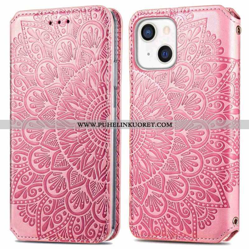 Puhelinkuoret iPhone 14 Plus Kotelot Flip Mandala