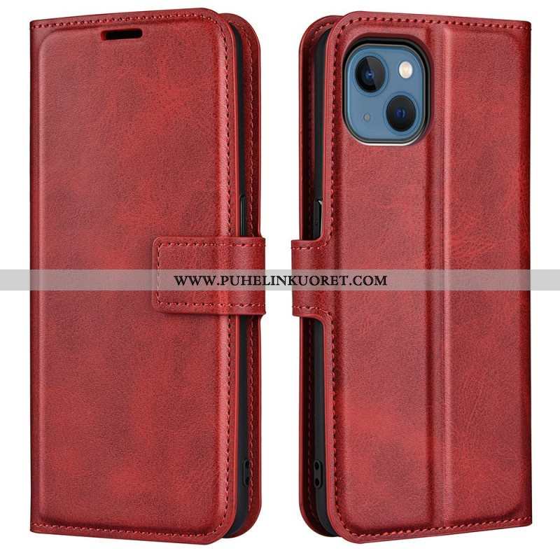 Nahkakotelo iPhone 14 Plus Ohut Extreme Leather -efekti