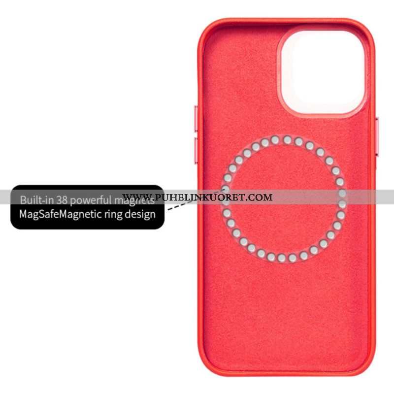 Case iPhone 14 Pro Max Magsafe-yhteensopiva Tikattu Tyyli