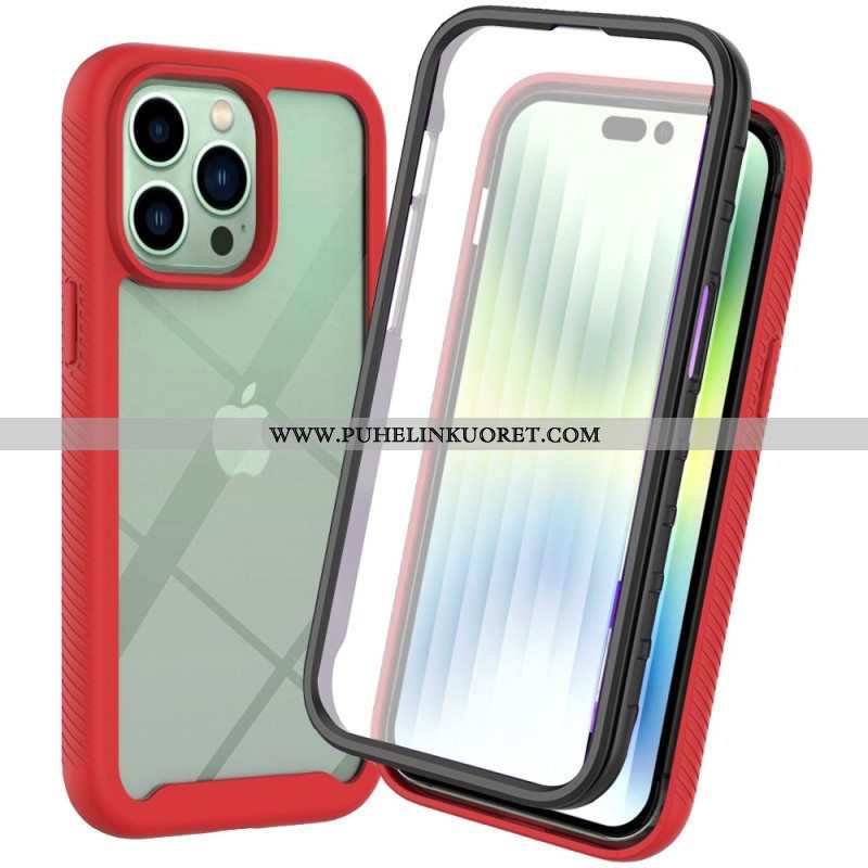 Case iPhone 14 Pro Max Hybridi Näytönsuojalla