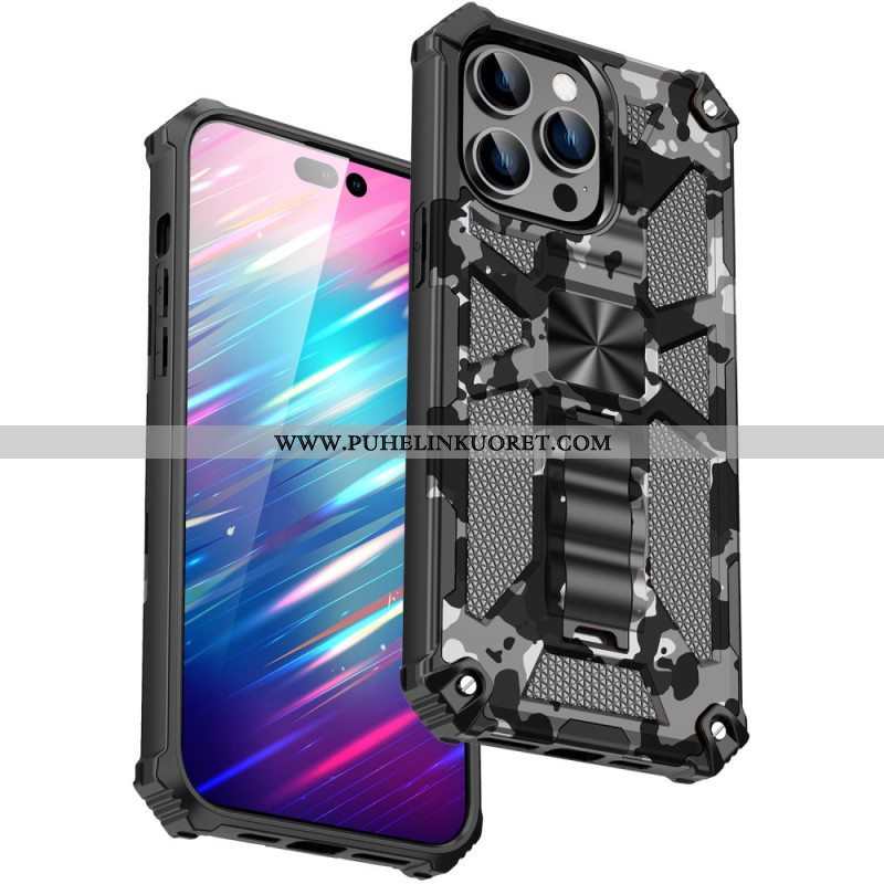 Case iPhone 14 Pro Max Naamiointi Irrotettava Tuki