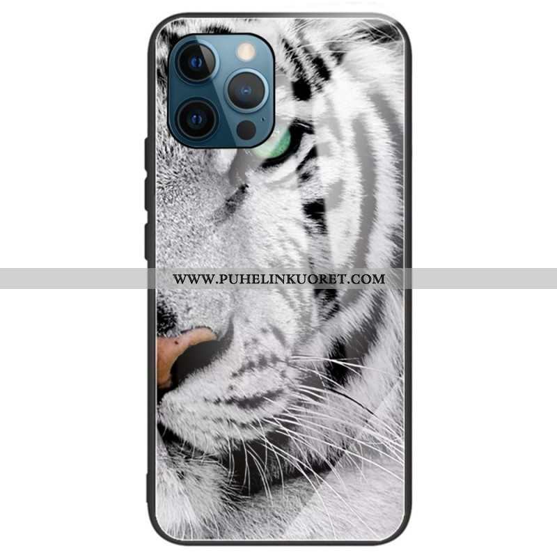 Kuori iPhone 14 Pro Max Tiger Karkaistu Lasi