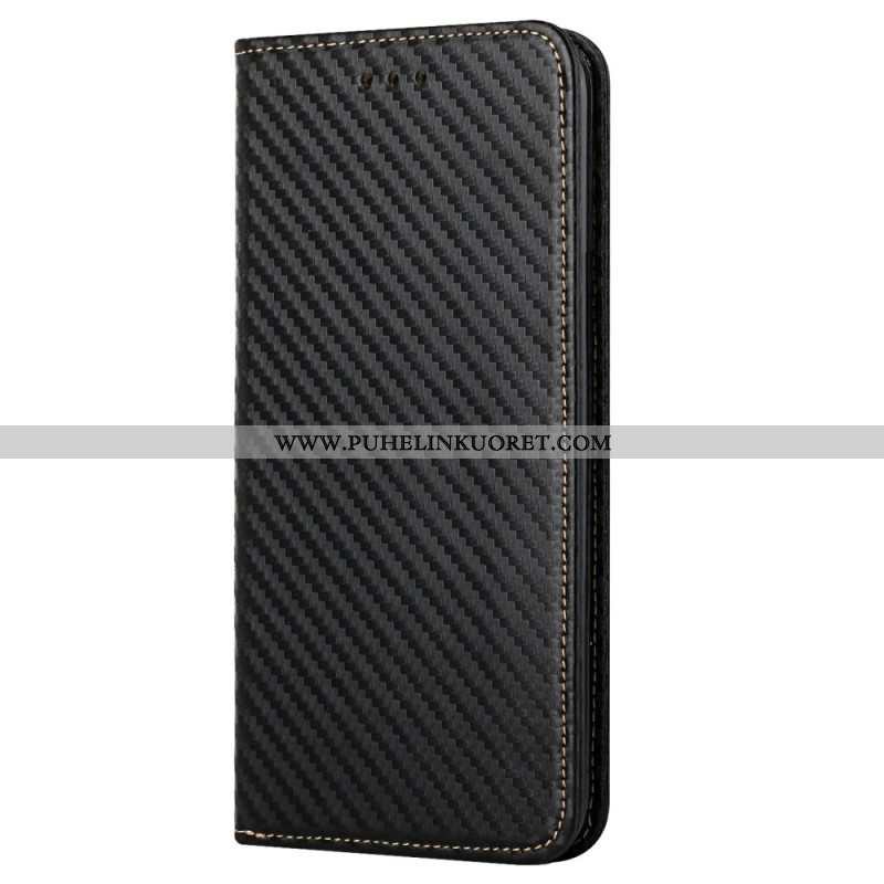 Puhelinkuoret iPhone 14 Pro Suojaketju Kuori Kotelot Flip Strappy Carbon Fiber Style