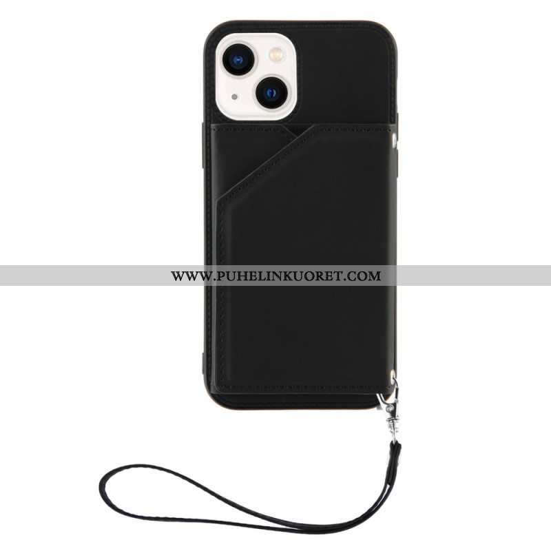 Case iPhone 14 Suojaketju Kuori Hihna Korttipidike