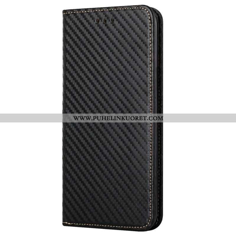 Puhelinkuoret iPhone 14 Suojaketju Kuori Kotelot Flip Strappy Carbon Fiber Style