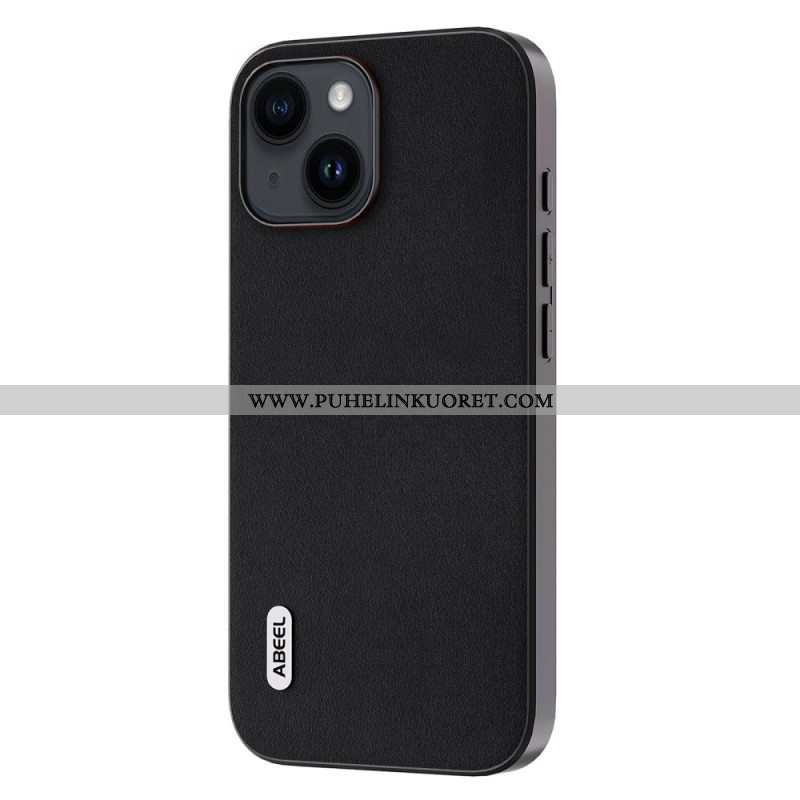 Case iPhone 15 Plus Aitoa Nappanahkaa Abeel