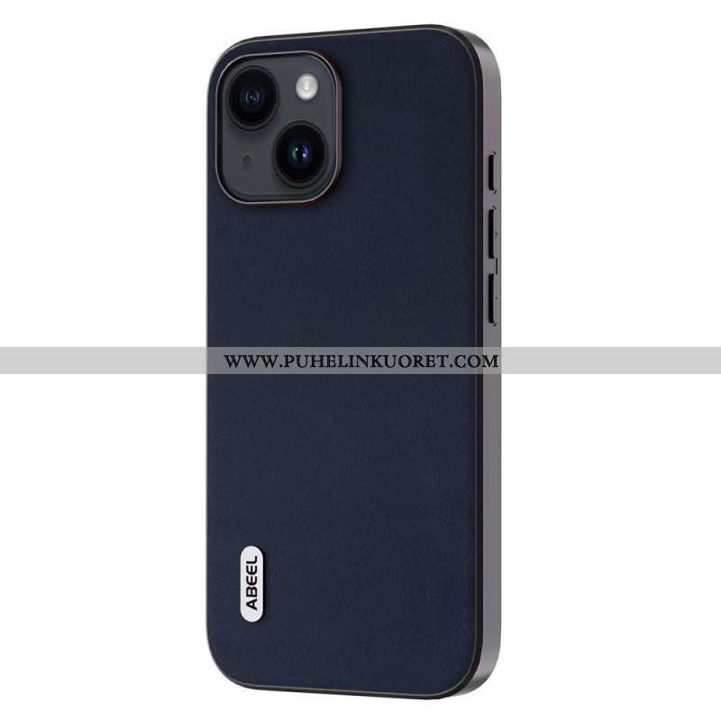 Case iPhone 15 Plus Aitoa Nappanahkaa Abeel