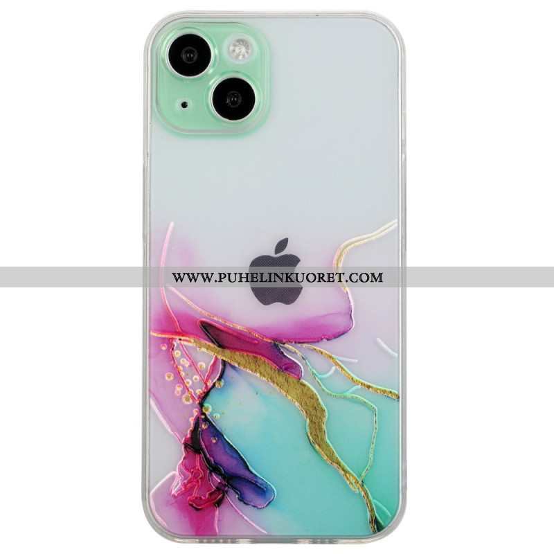 Case iPhone 15 Plus Joustava Marmori