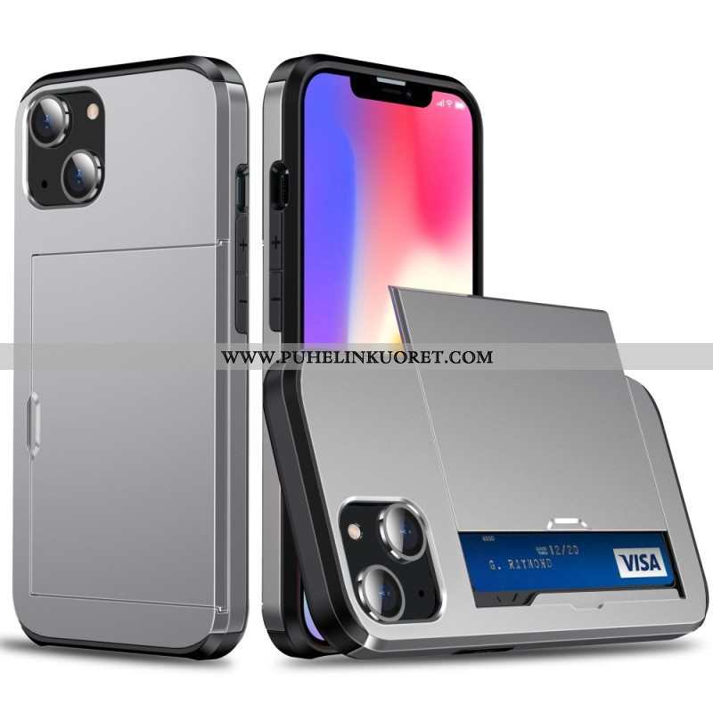 Case iPhone 15 Plus Integroitu Metallitehostekorttipidike