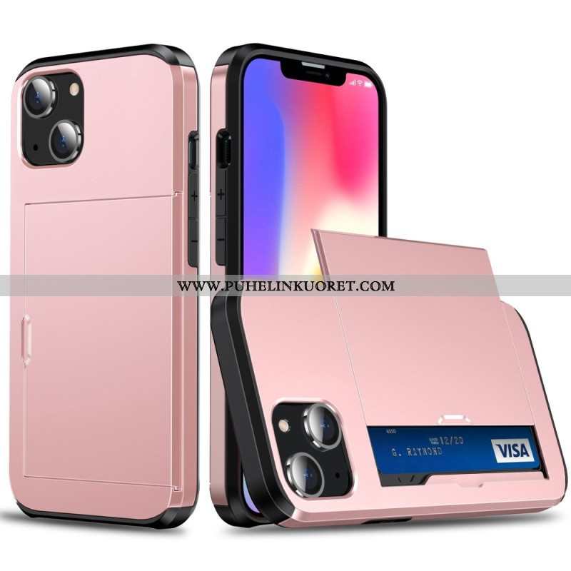 Case iPhone 15 Plus Integroitu Metallitehostekorttipidike