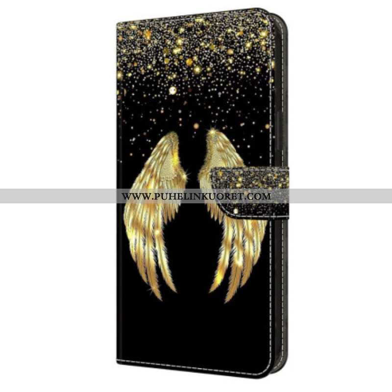 Kotelot iPhone 15 Pro Golden Wings