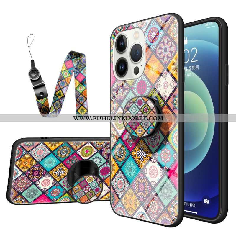 Kuori iPhone 15 Pro Patchwork