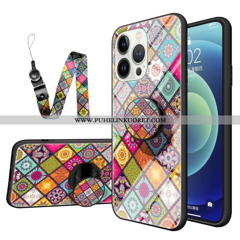 Kuori iPhone 15 Pro Patchwork