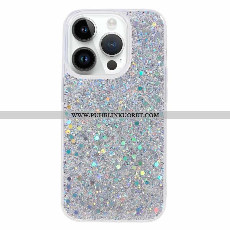 Kuori iPhone 15 Pro Pelkkää Glitteriä