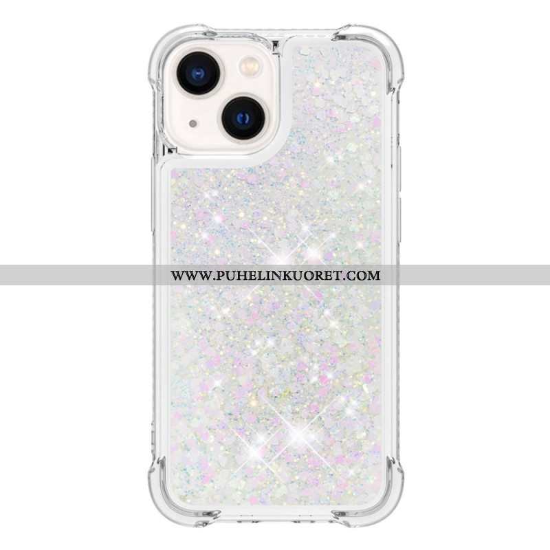 Case iPhone 15 Glitteriä