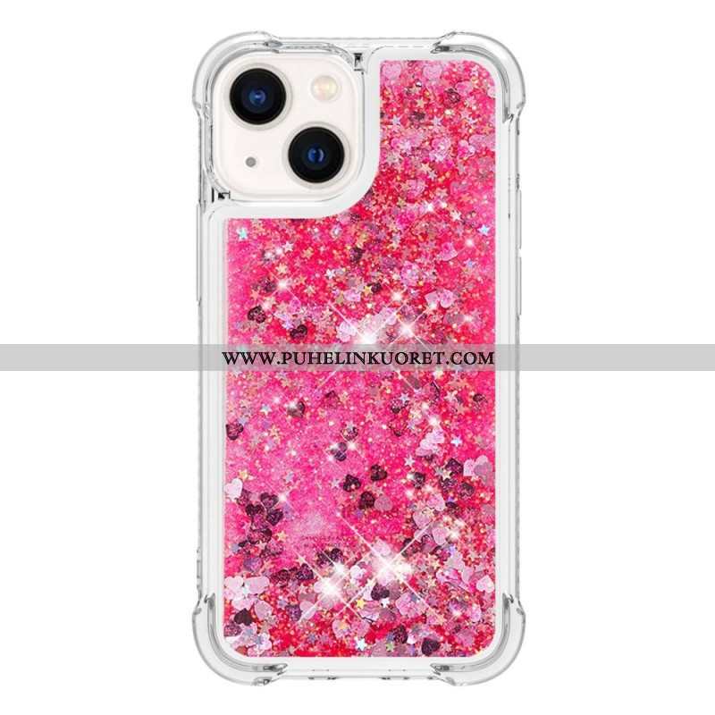 Case iPhone 15 Glitteriä