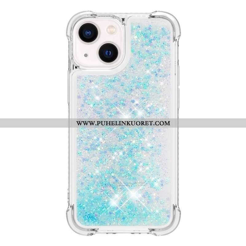 Case iPhone 15 Glitteriä