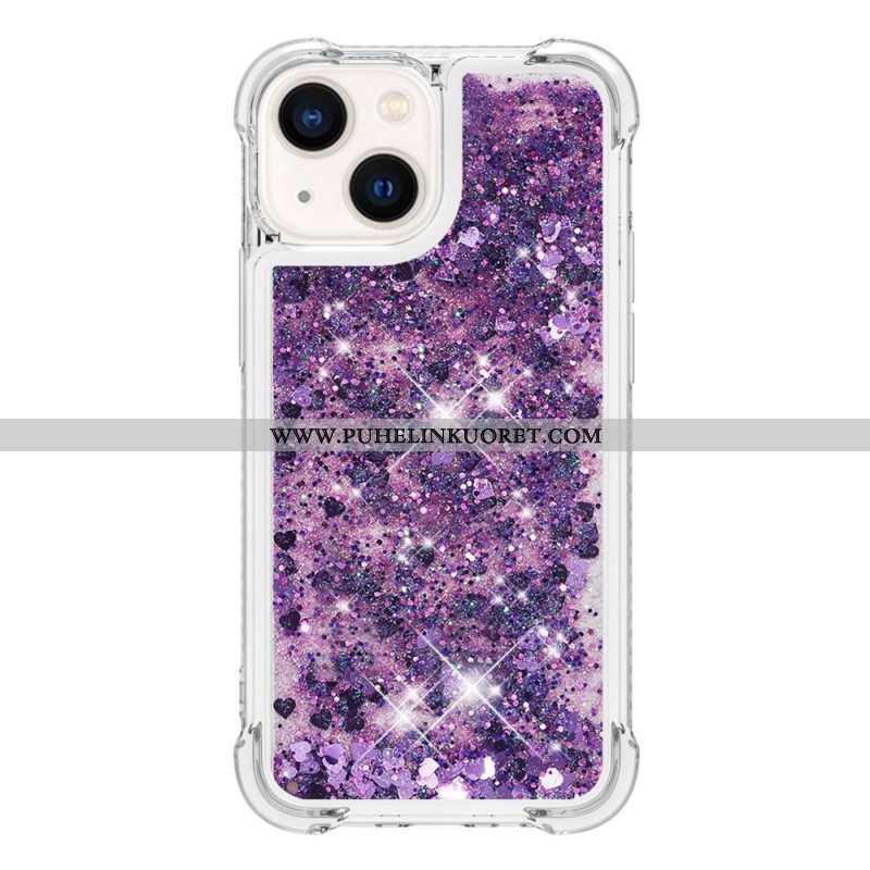 Case iPhone 15 Glitteriä