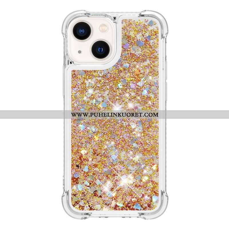 Case iPhone 15 Glitteriä