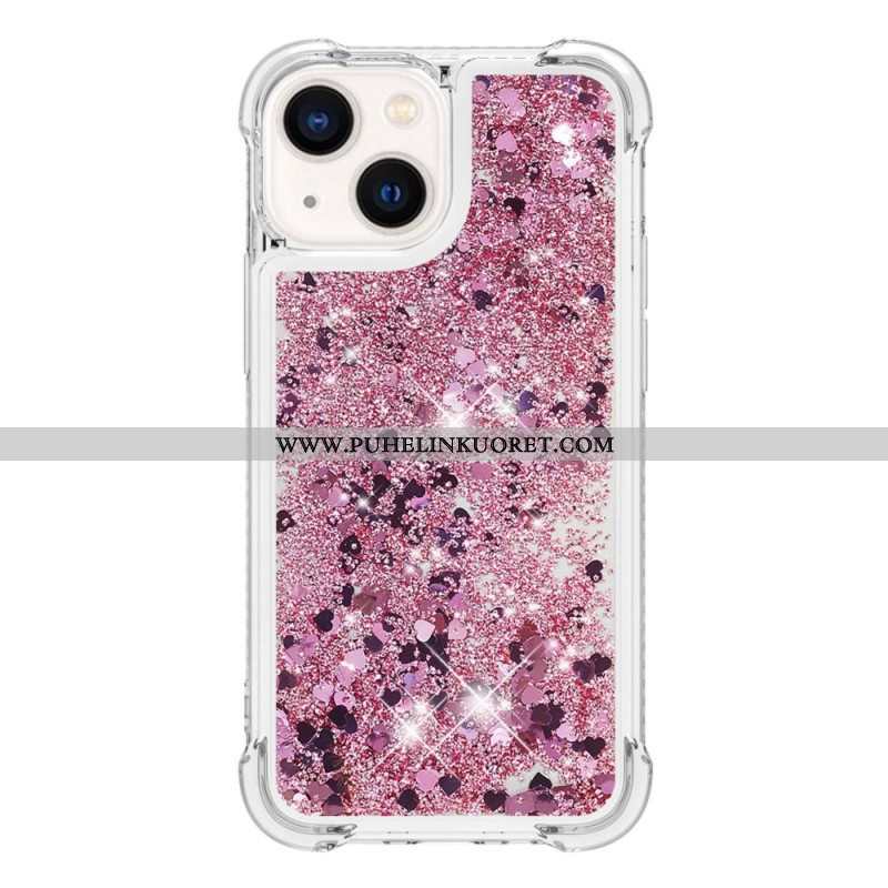 Case iPhone 15 Glitteriä