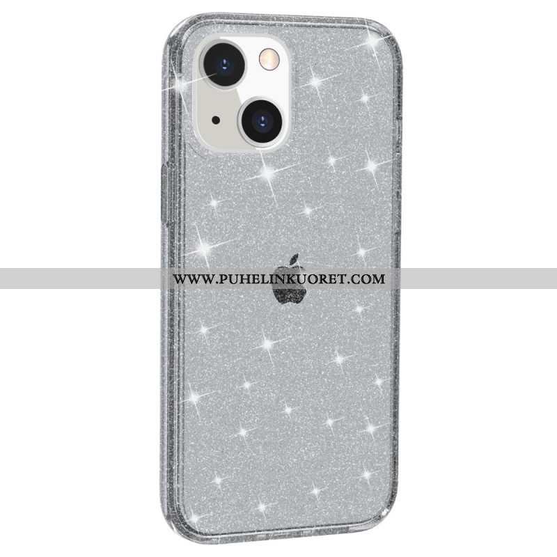 Kuori iPhone 15 Läpinäkyvä Glitter