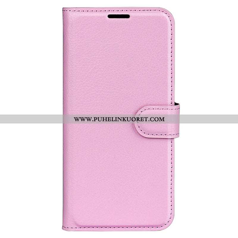 Kotelot Huawei Nova 11 Pro Classic Litchi Faux Leather