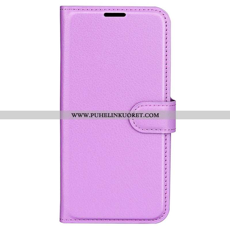 Kotelot Huawei Nova 12 Se Classic Litchi Faux Leather