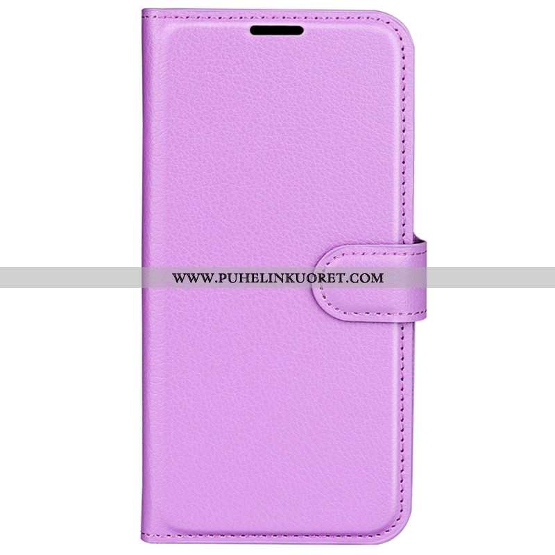 Kuoret Huawei Pura 70 Classic Litchi Faux Leather