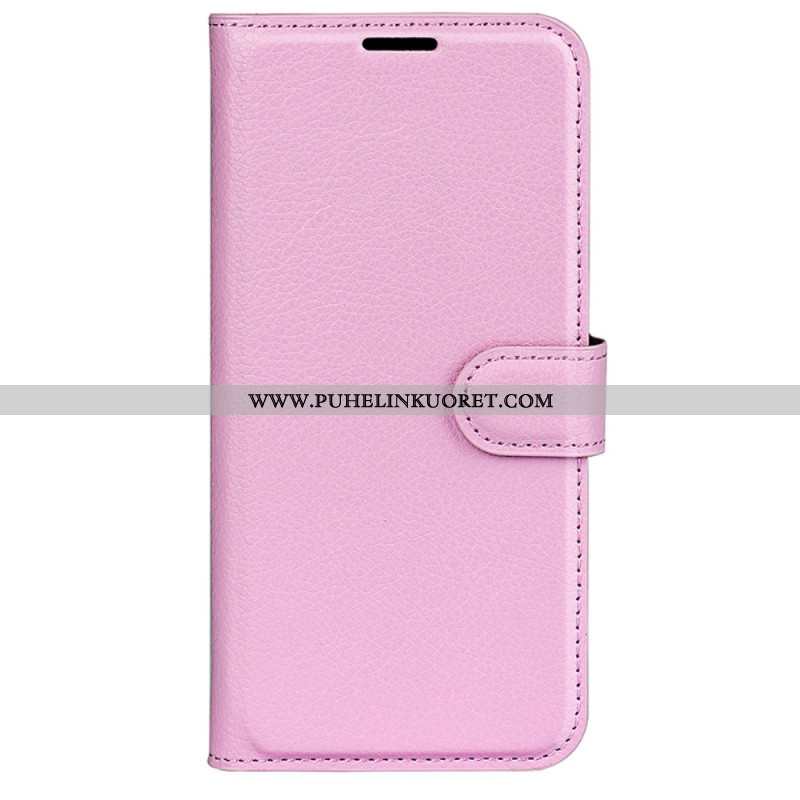 Kuoret Huawei Pura 70 Classic Litchi Faux Leather