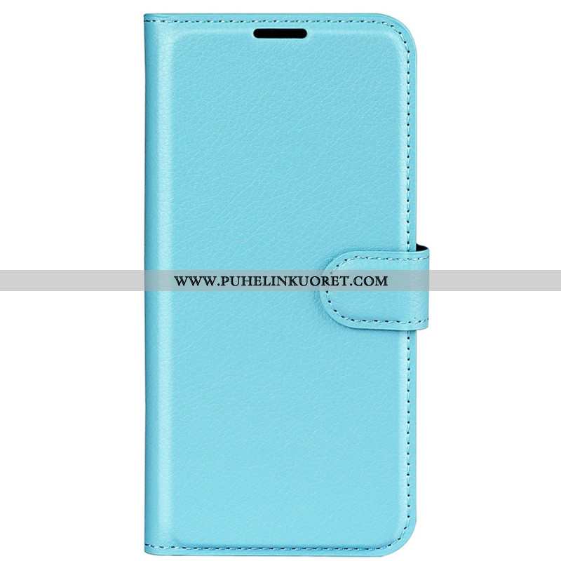 Kuoret Oneplus 12r Classic Litchi Faux Leather