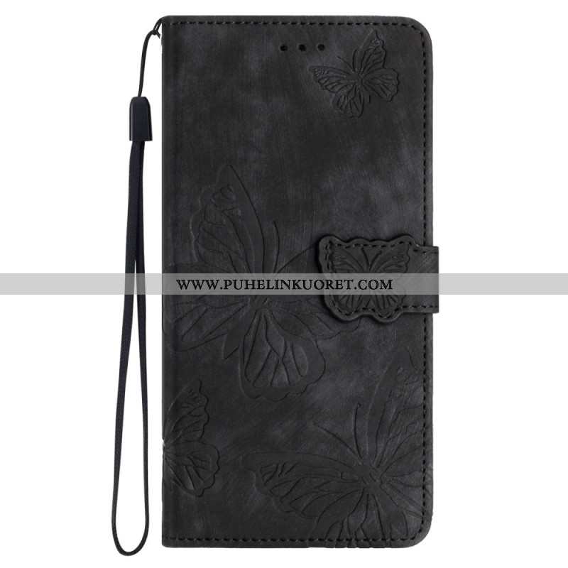 Kotelot Oppo A98 5g Puhelinkuoret Butterflies Suede Effect