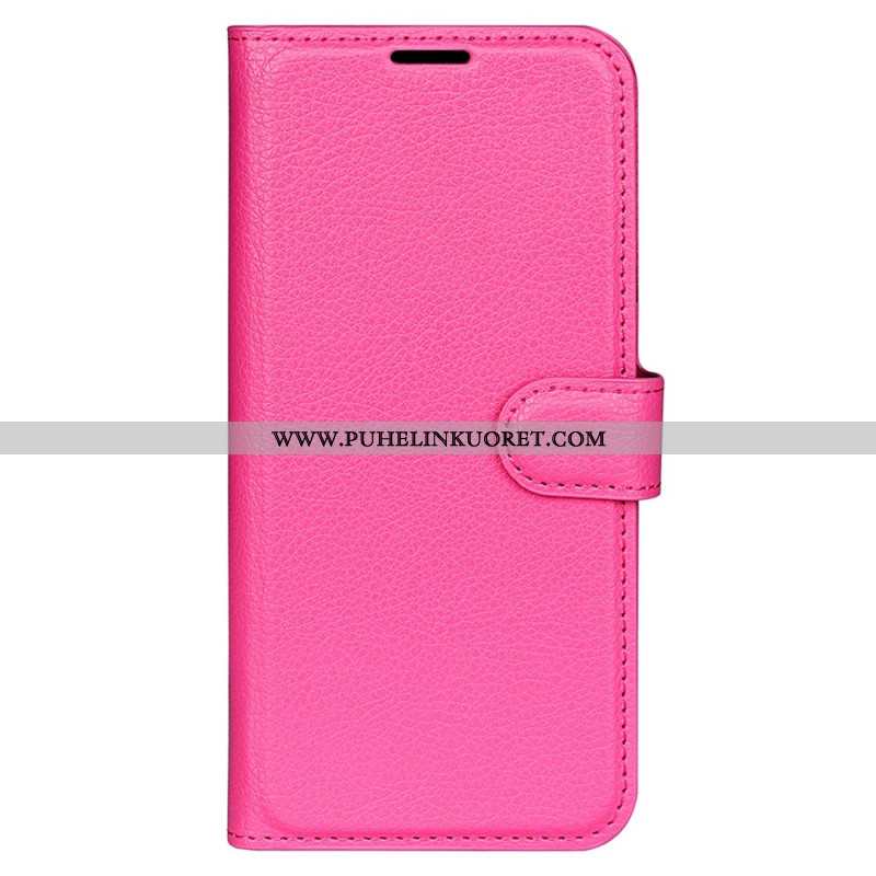 Kotelot Oppo A98 5g Puhelinkuoret Classic Litchi Faux Leather