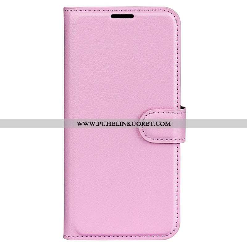 Kotelot Oppo A98 5g Puhelinkuoret Classic Litchi Faux Leather